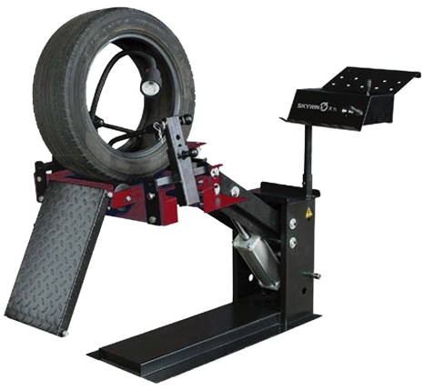 PNEUMATIC TYRE SPREADER WITH LIFTER ARM - NETT