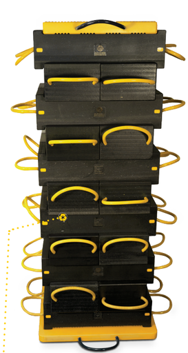 [4262] ESCO 14PC CRIBBING BLOCK SYSTEM