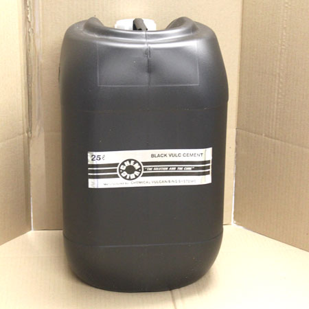 25 LITRE BLACK VULCANISING CEMENT 