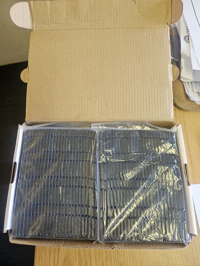 SLIMLINE STICK-ONS STEEL BLACK