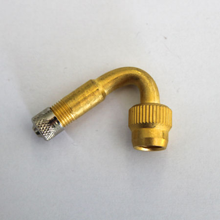 MOTORCYCLE VALVE - 45 DEG BEND