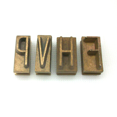 BRANDING LETTERS 1 INCH