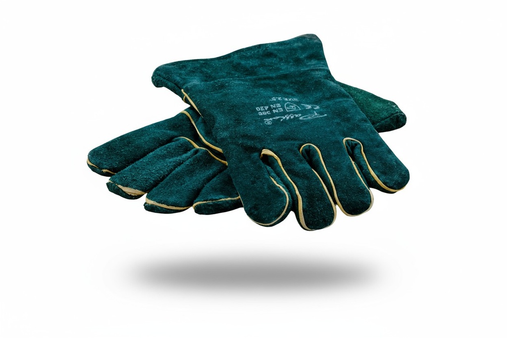 ​​6inch GREEN LEATHER GLOVES