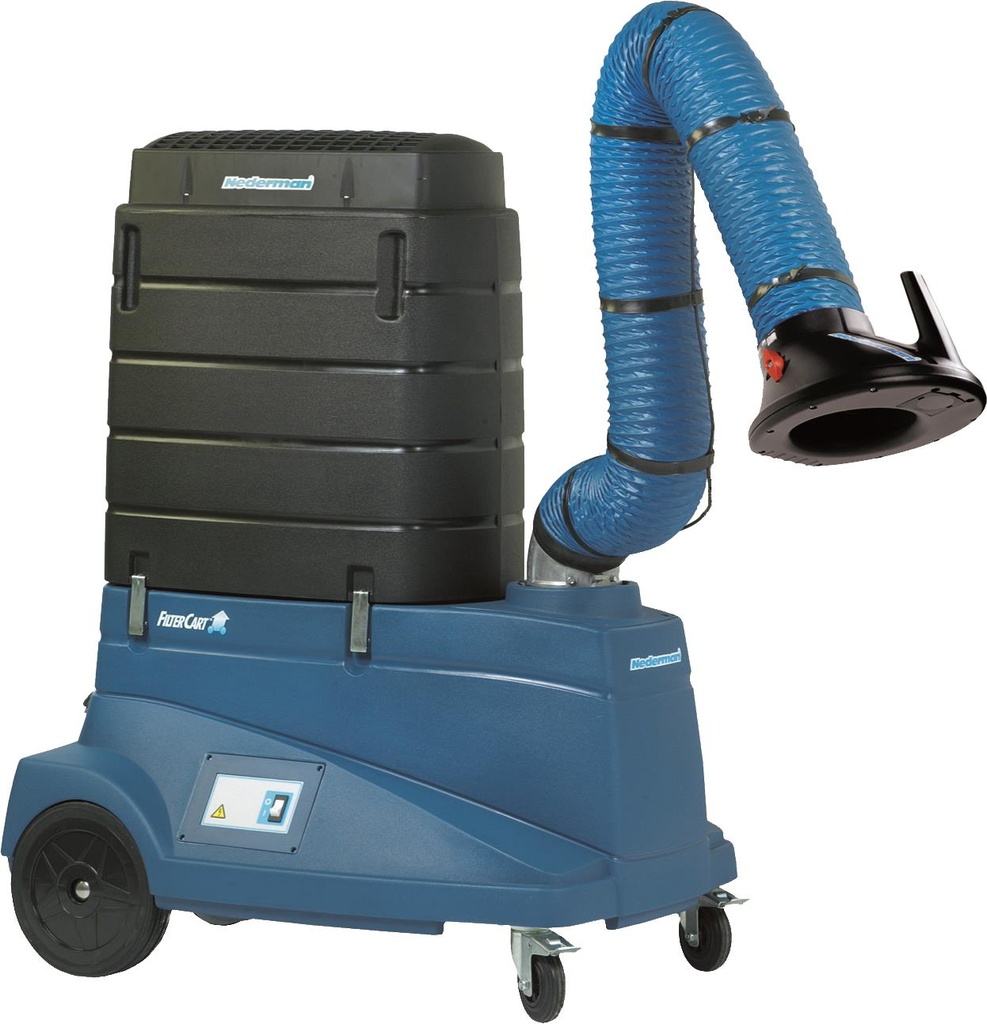 RUBBER SMOKE EXTRACTOR MOBILE CART 230V