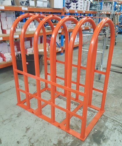 [4271] TYRE INFLATION CAGE 6 BAR - TRUCK TYRE (1260H X 690W X 1200L)