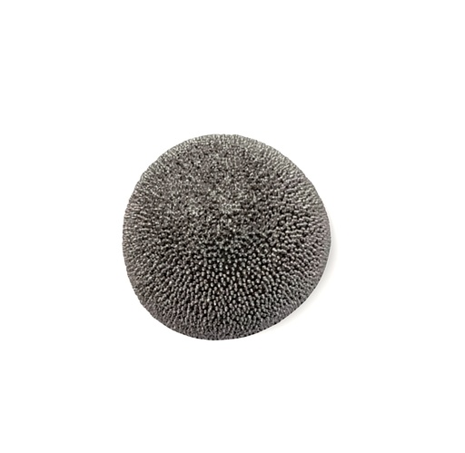 [4710] 1.25 INCH LOW PROFILE CONTOUR WHEEL RUBBERHOG FINE GRIT RH-140