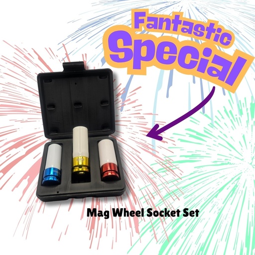 [8005] MAG WHEEL PROTECTOR SOCKET SET 3 PIECE - 1/2  INCH